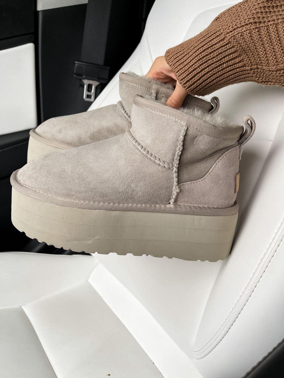 Ugg Ultra Mini Platform Light Grey v2