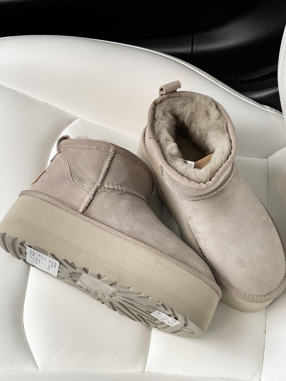 Ugg Ultra Mini Platform Light Grey v2