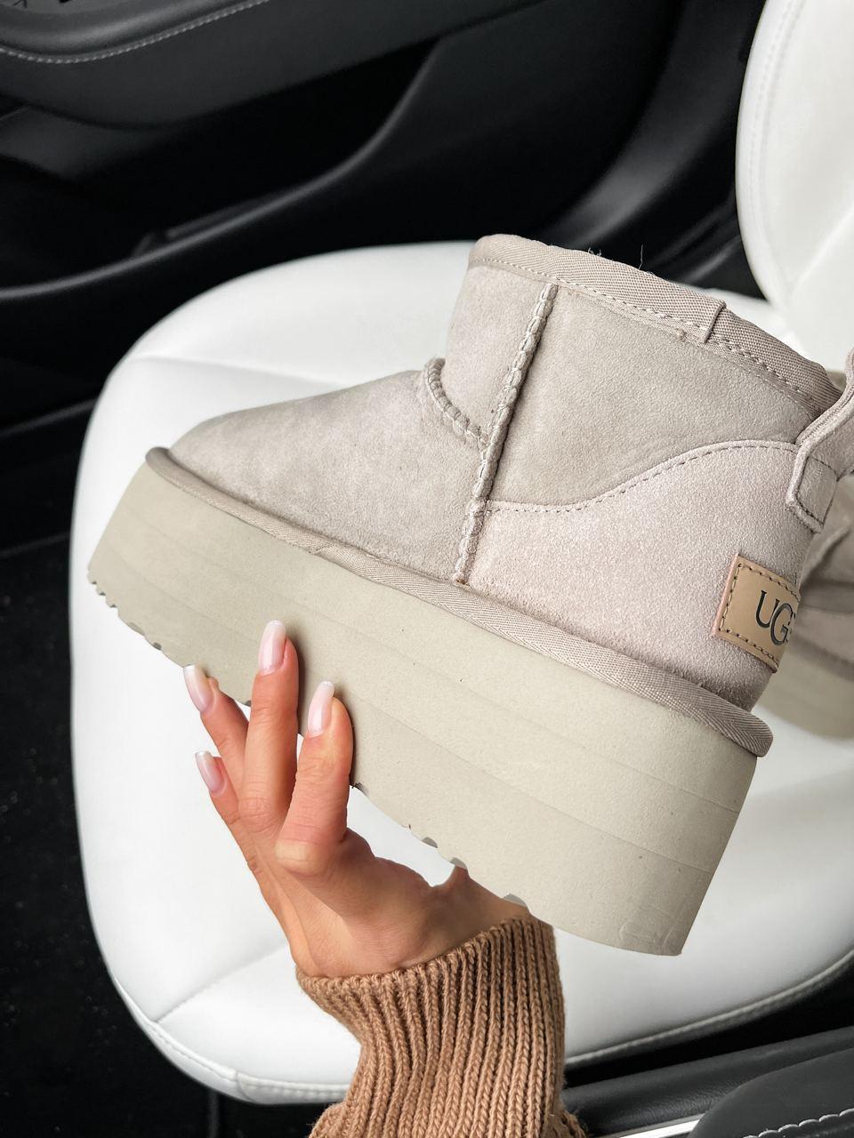 Ugg Ultra Mini Platform Light Grey v2