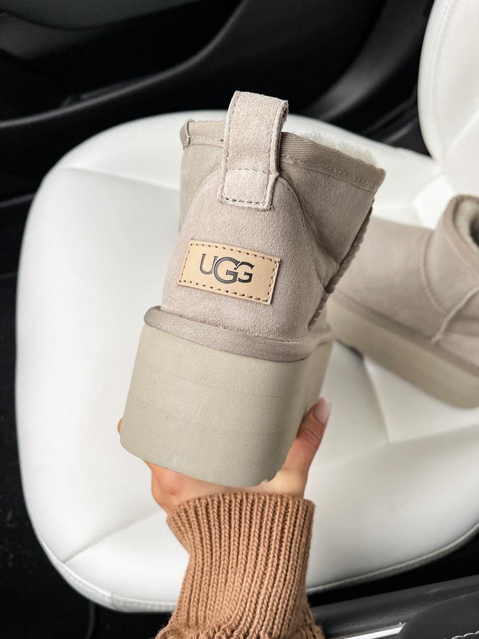 Ugg Ultra Mini Platform Light Grey v2