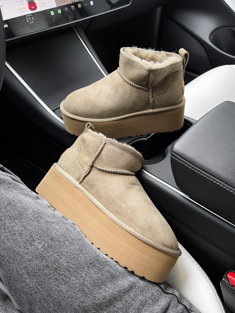 Ugg Ultra Mini Platform Khaki v3