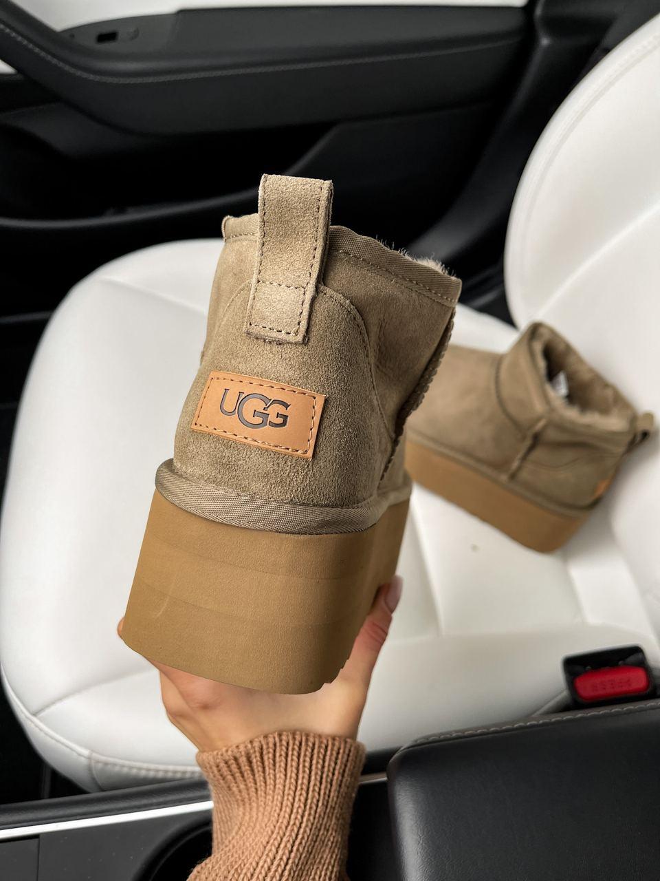 Ugg Ultra Mini Platform Khaki v3