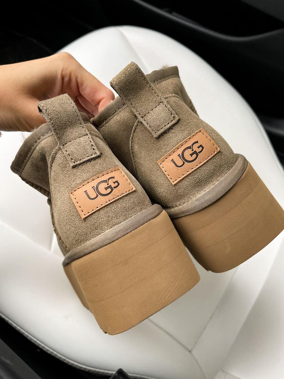 Ugg Ultra Mini Platform Khaki v3