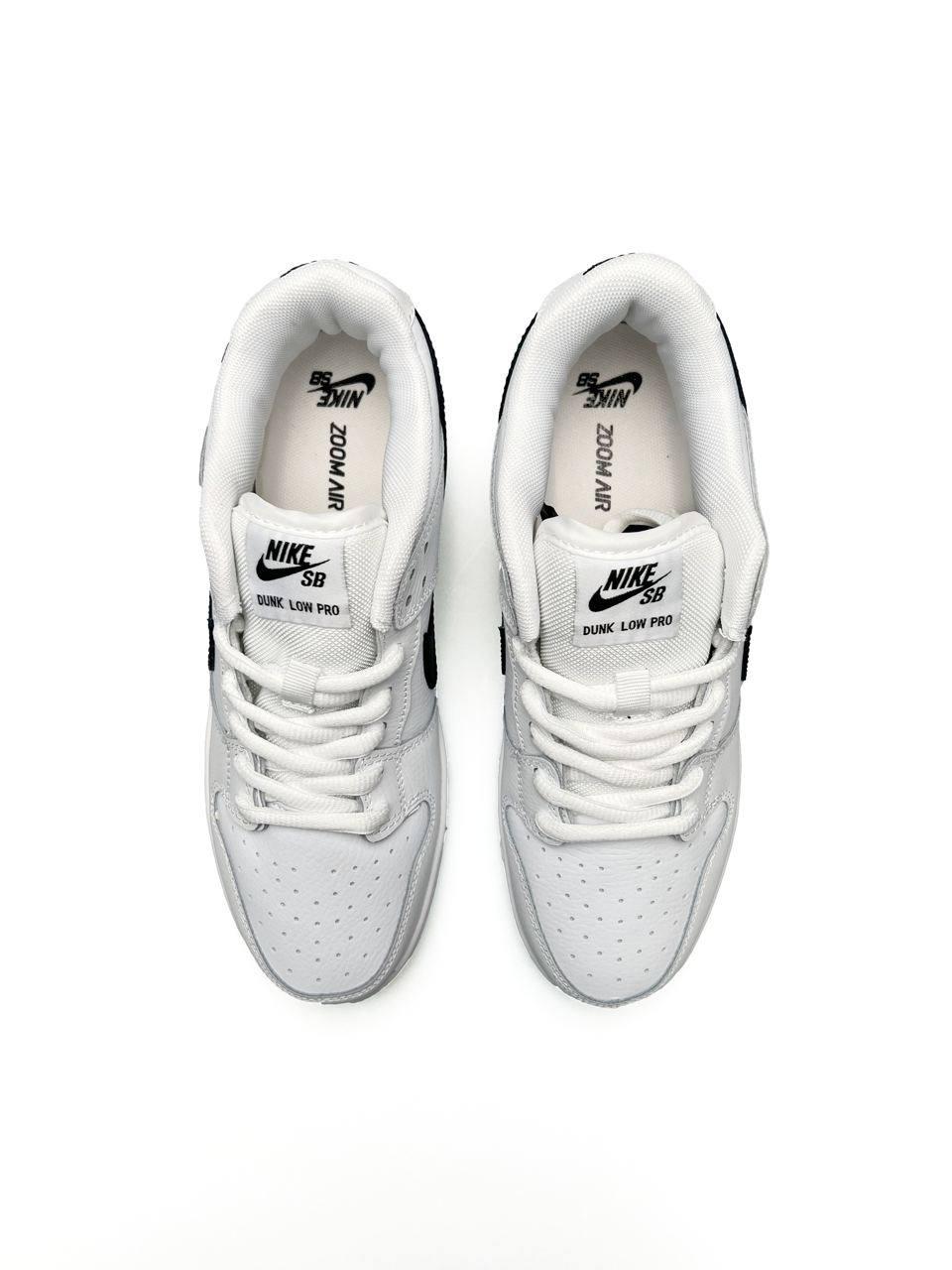 Nike SB Dunk Low Retro All White Black