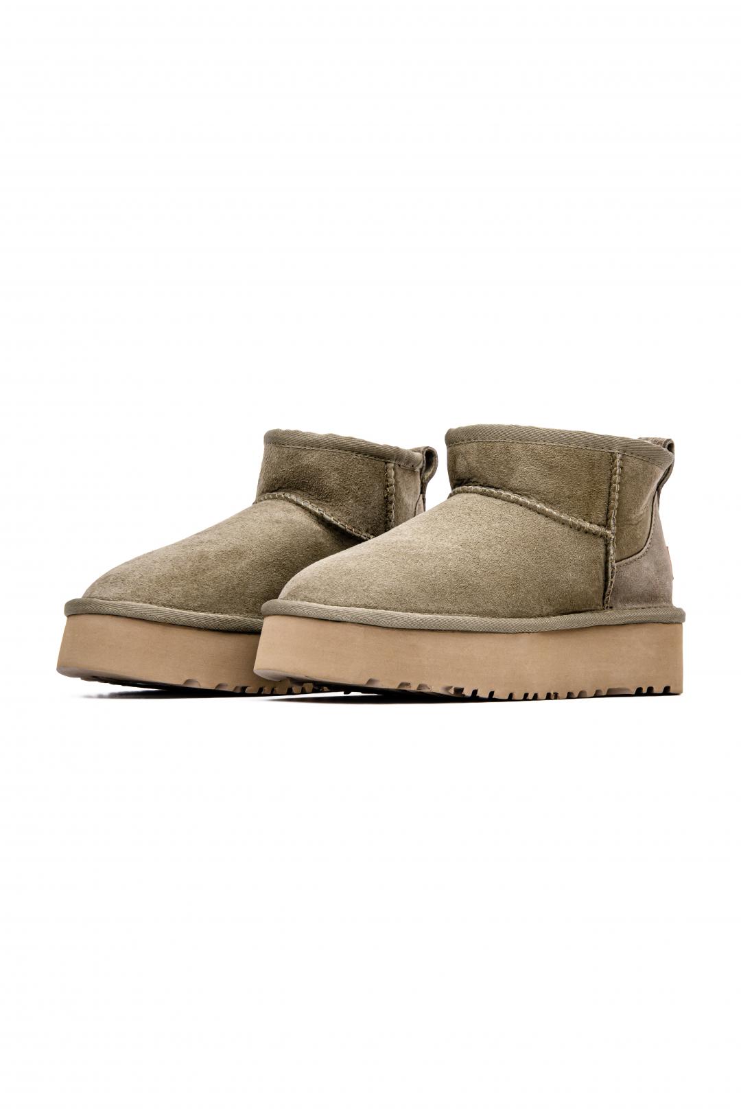 UGG Ultra Mini Platform Khaki v4