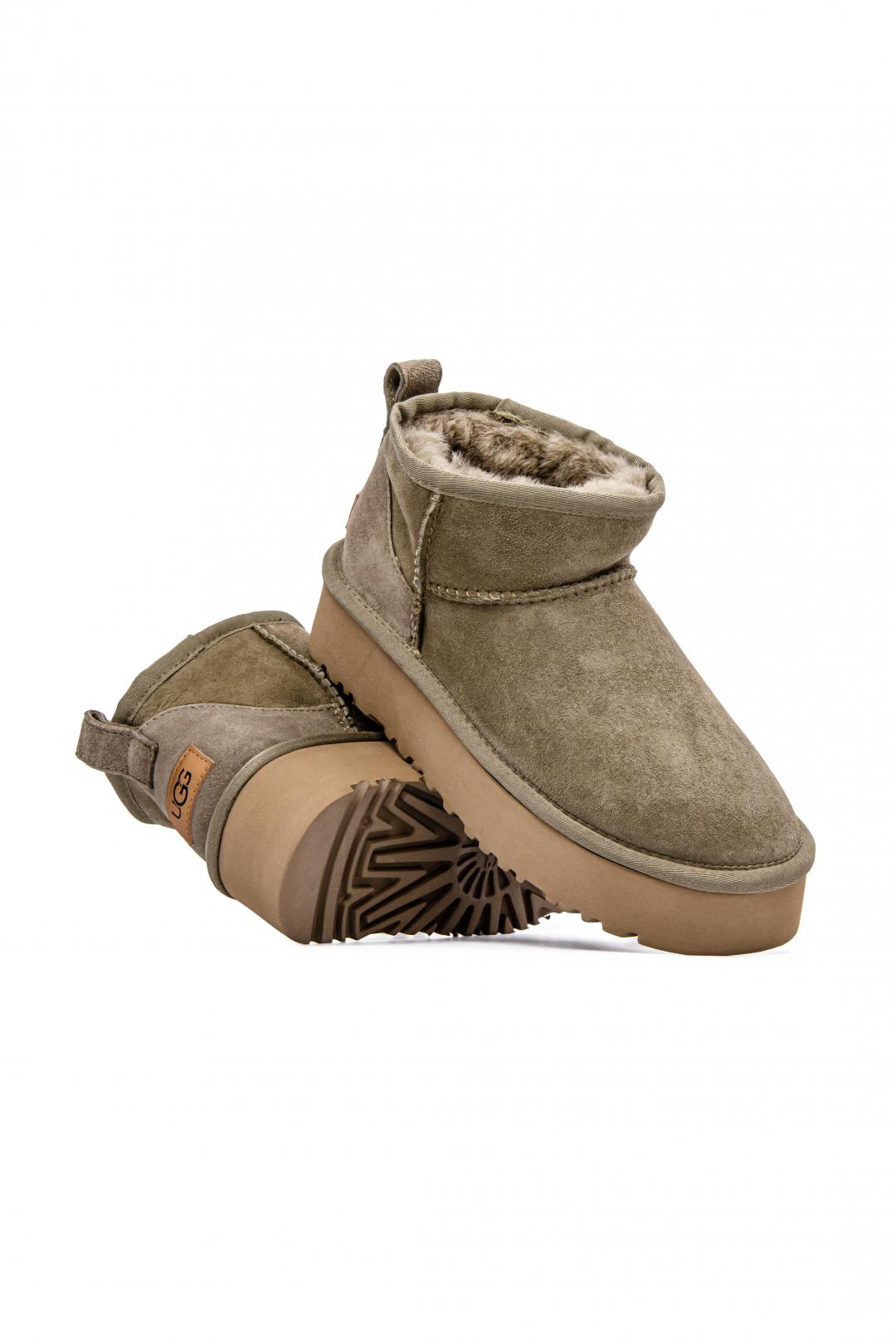 UGG Ultra Mini Platform Khaki v4