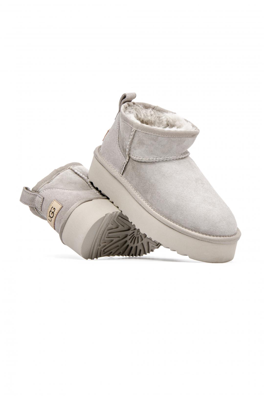 UGG Ultra Mini Platform Light Grey v3