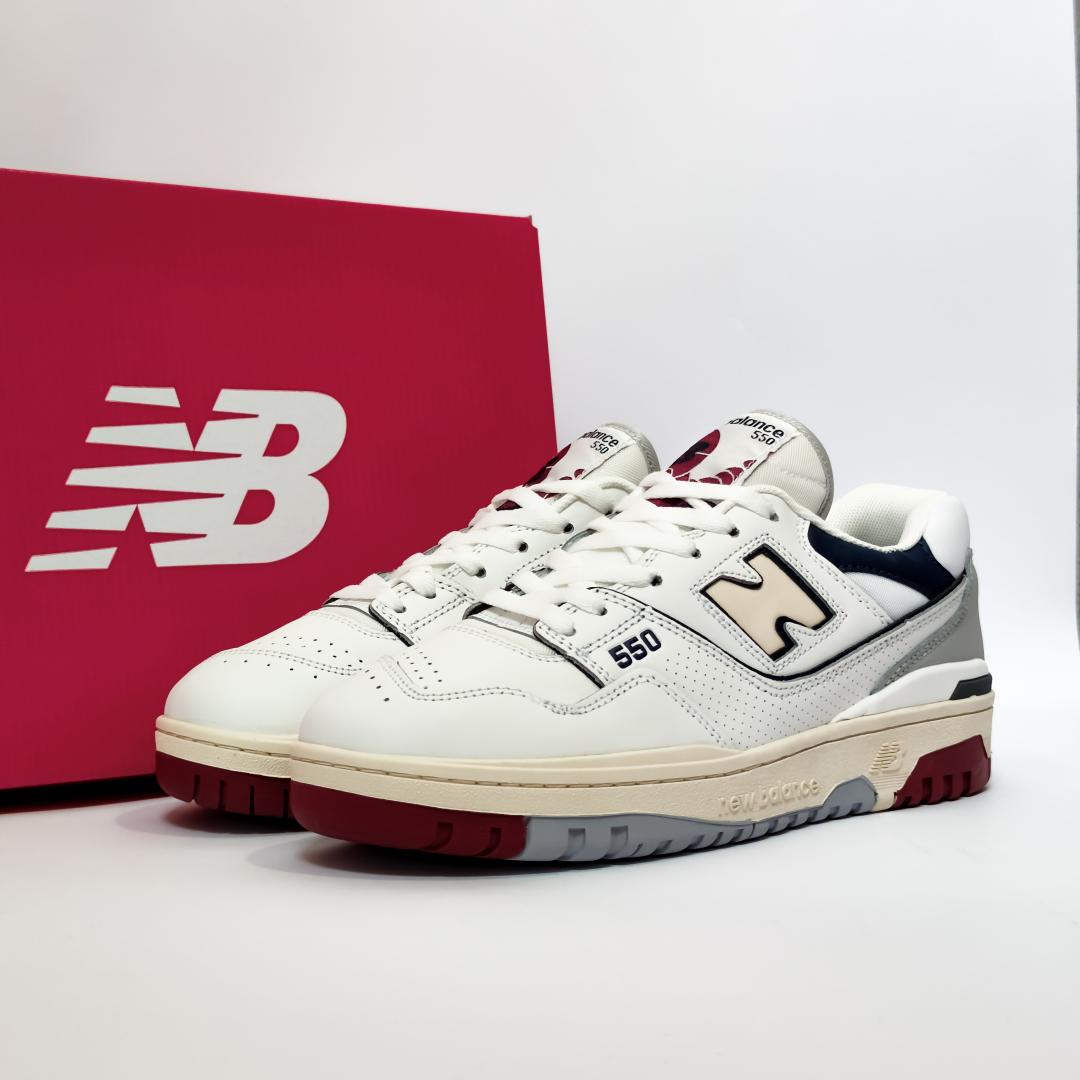 New Balance 550 White Bordo