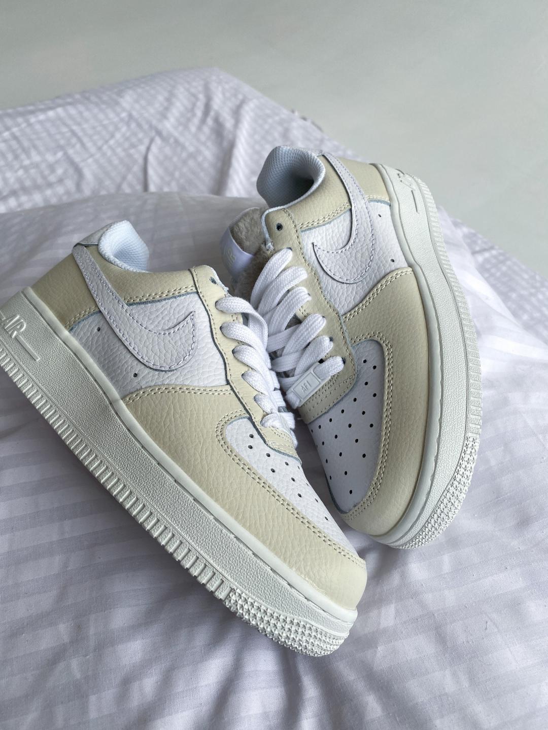 Nike Air Force 1 White Beige 2