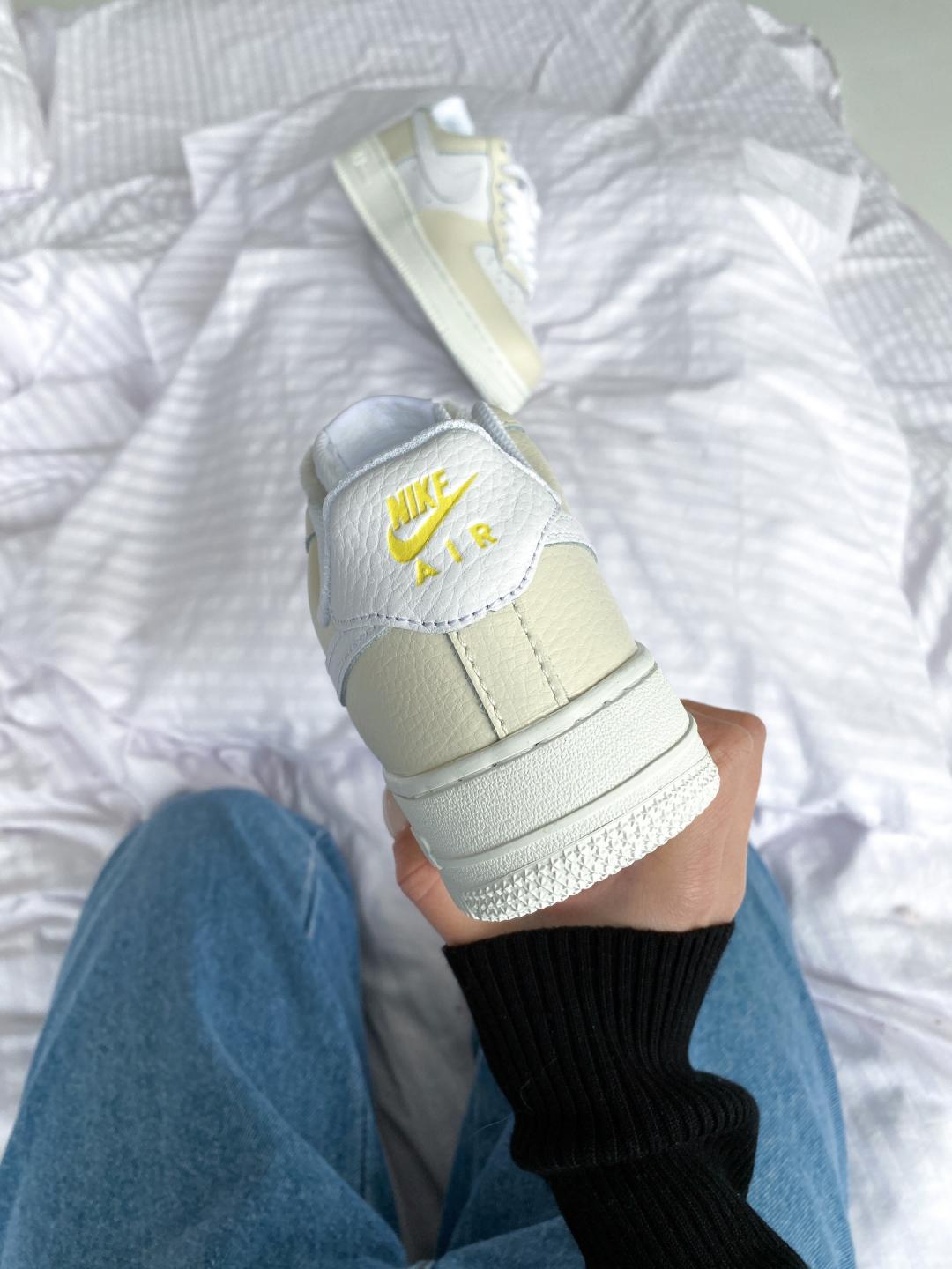 Nike Air Force 1 White Beige 2