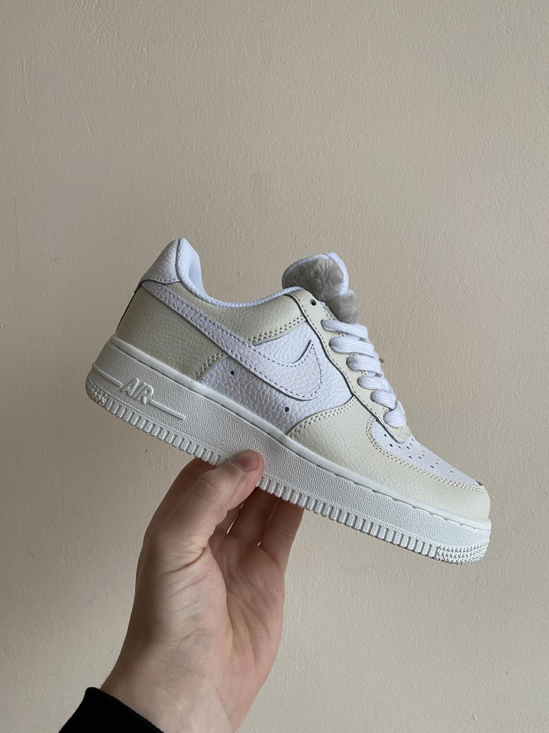 Nike Air Force 1 White Beige 2