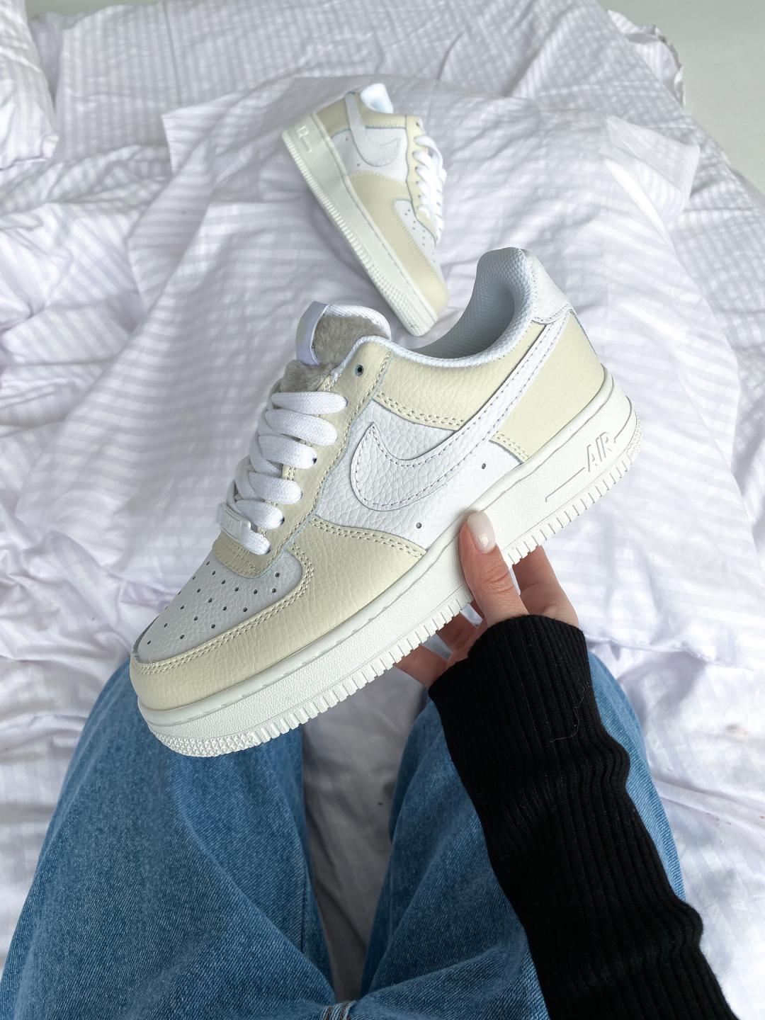 Nike Air Force 1 White Beige 2
