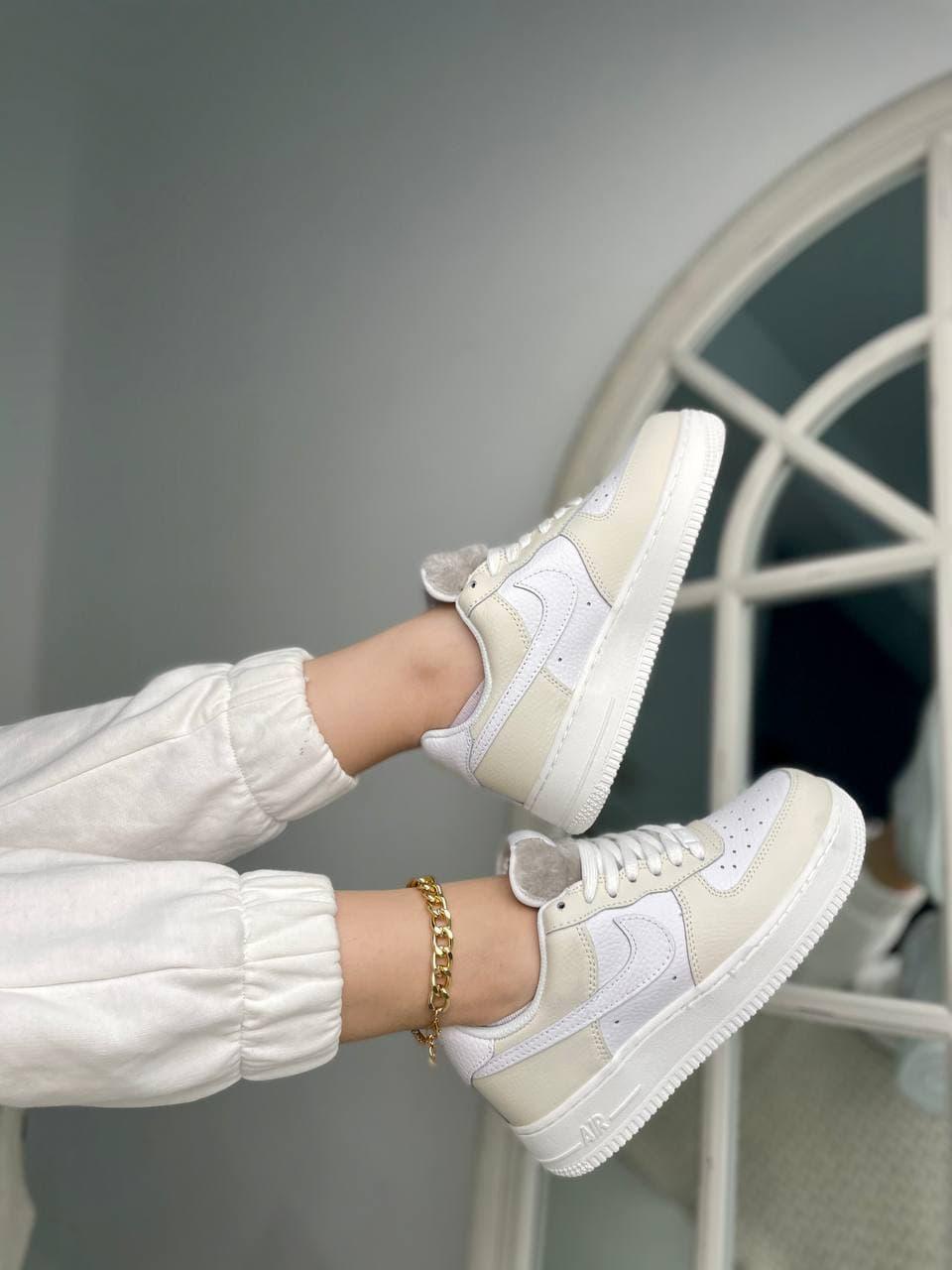 Nike Air Force 1 White Beige 2