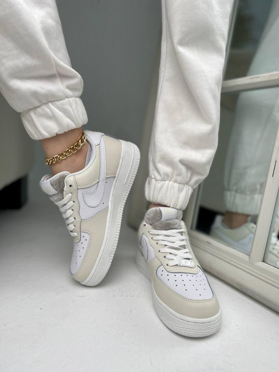 Nike Air Force 1 White Beige 2