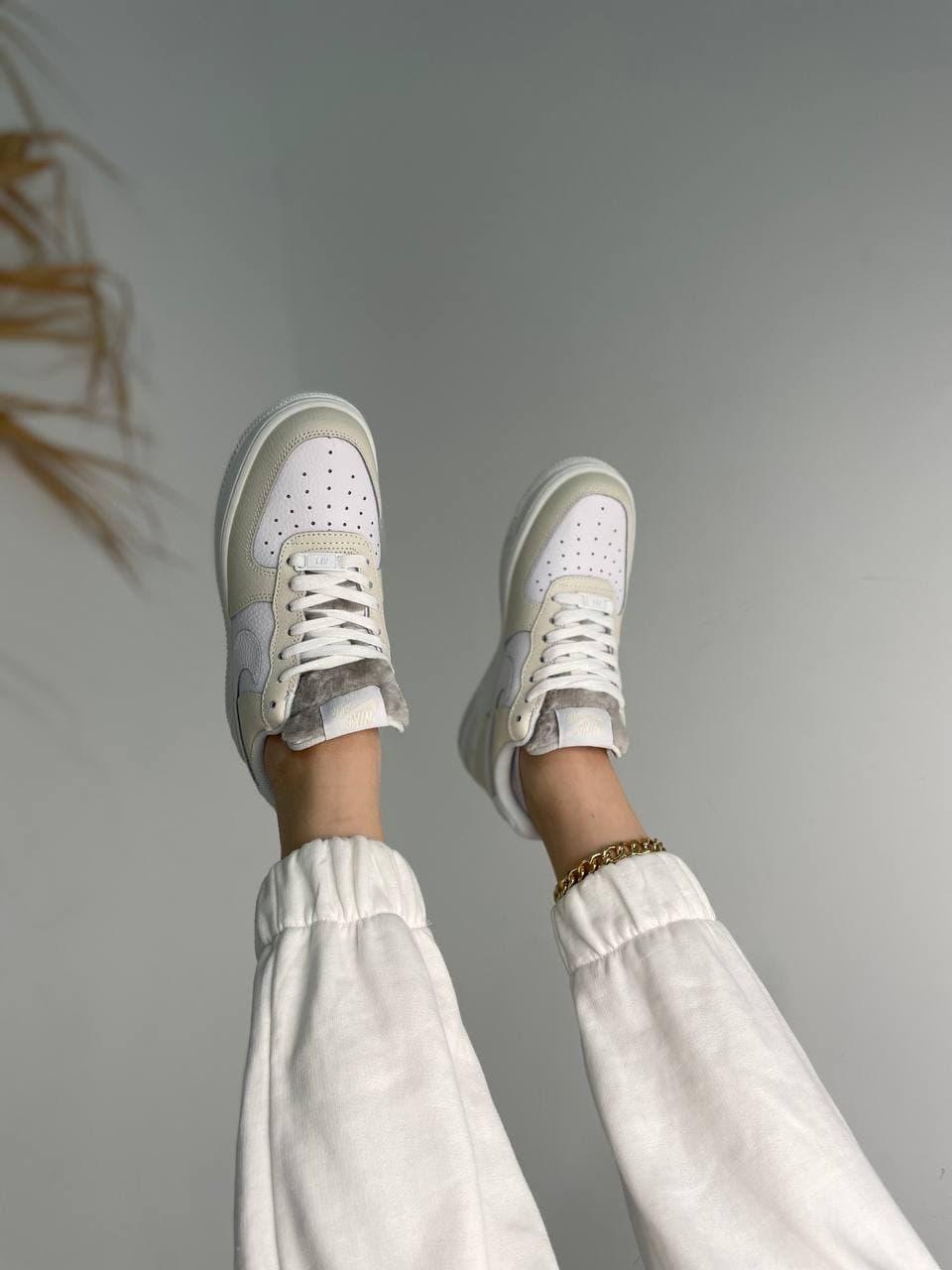 Nike Air Force 1 White Beige 2