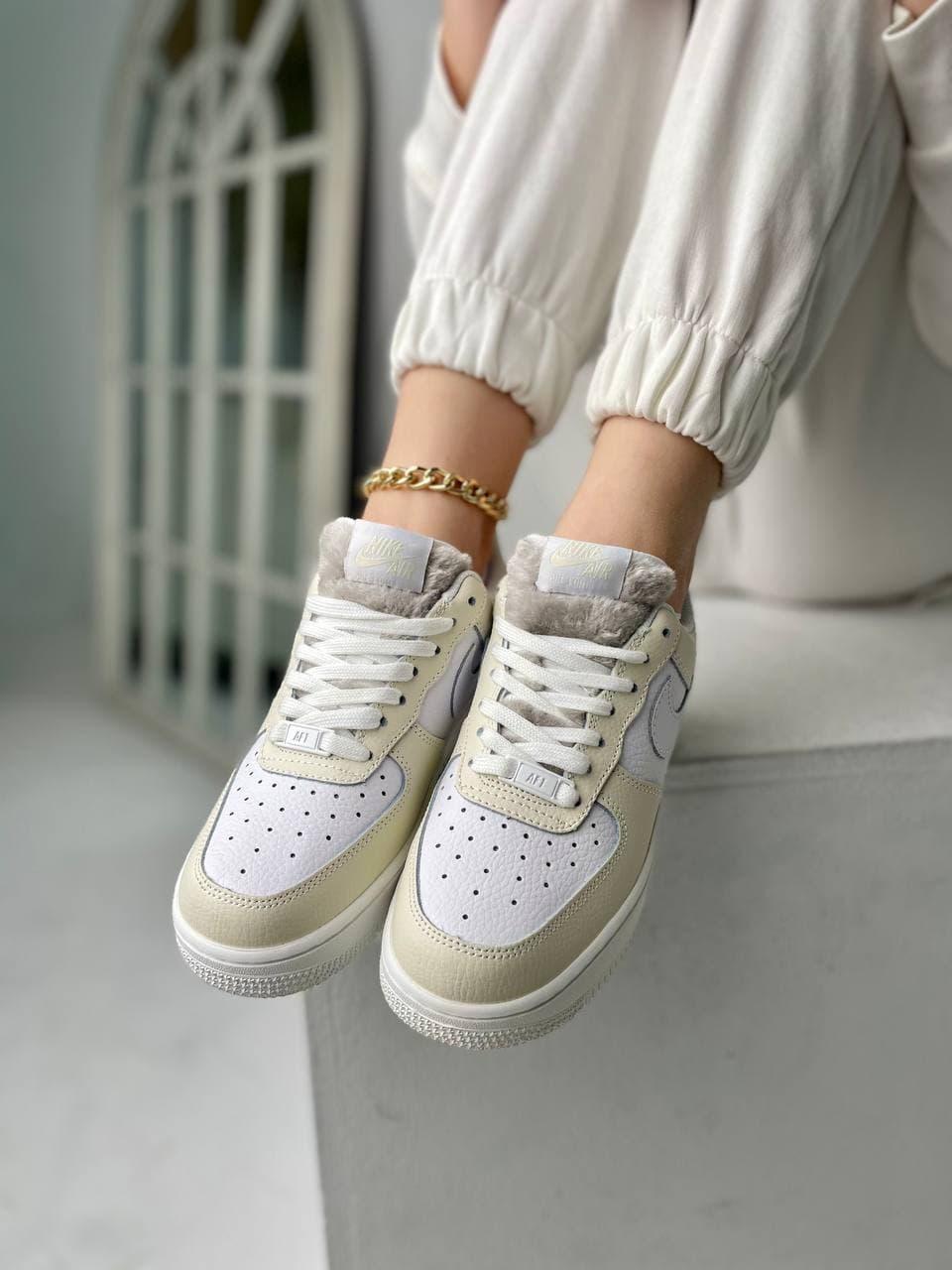 Nike Air Force 1 White Beige 2