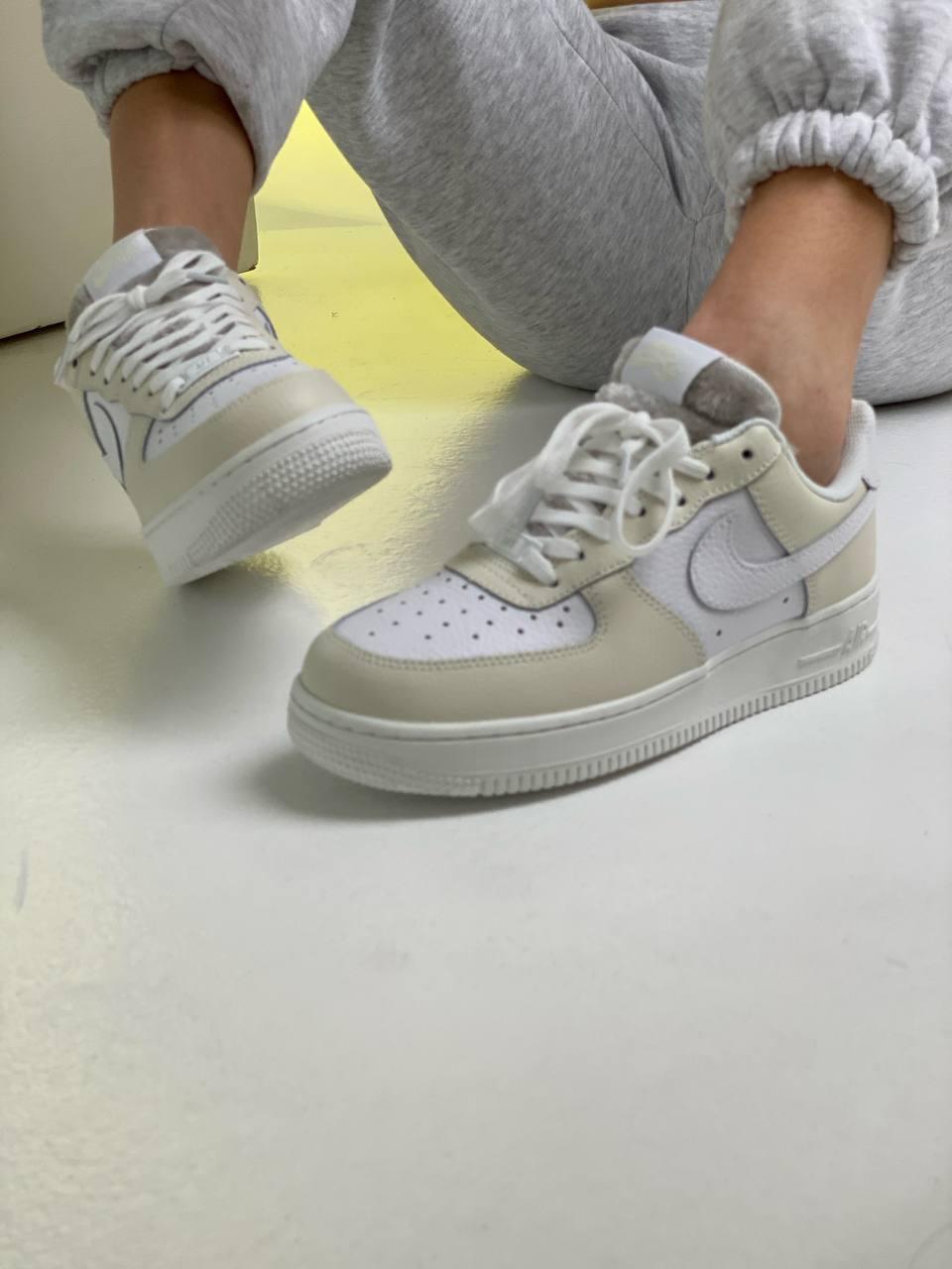 Nike Air Force 1 White Beige 2