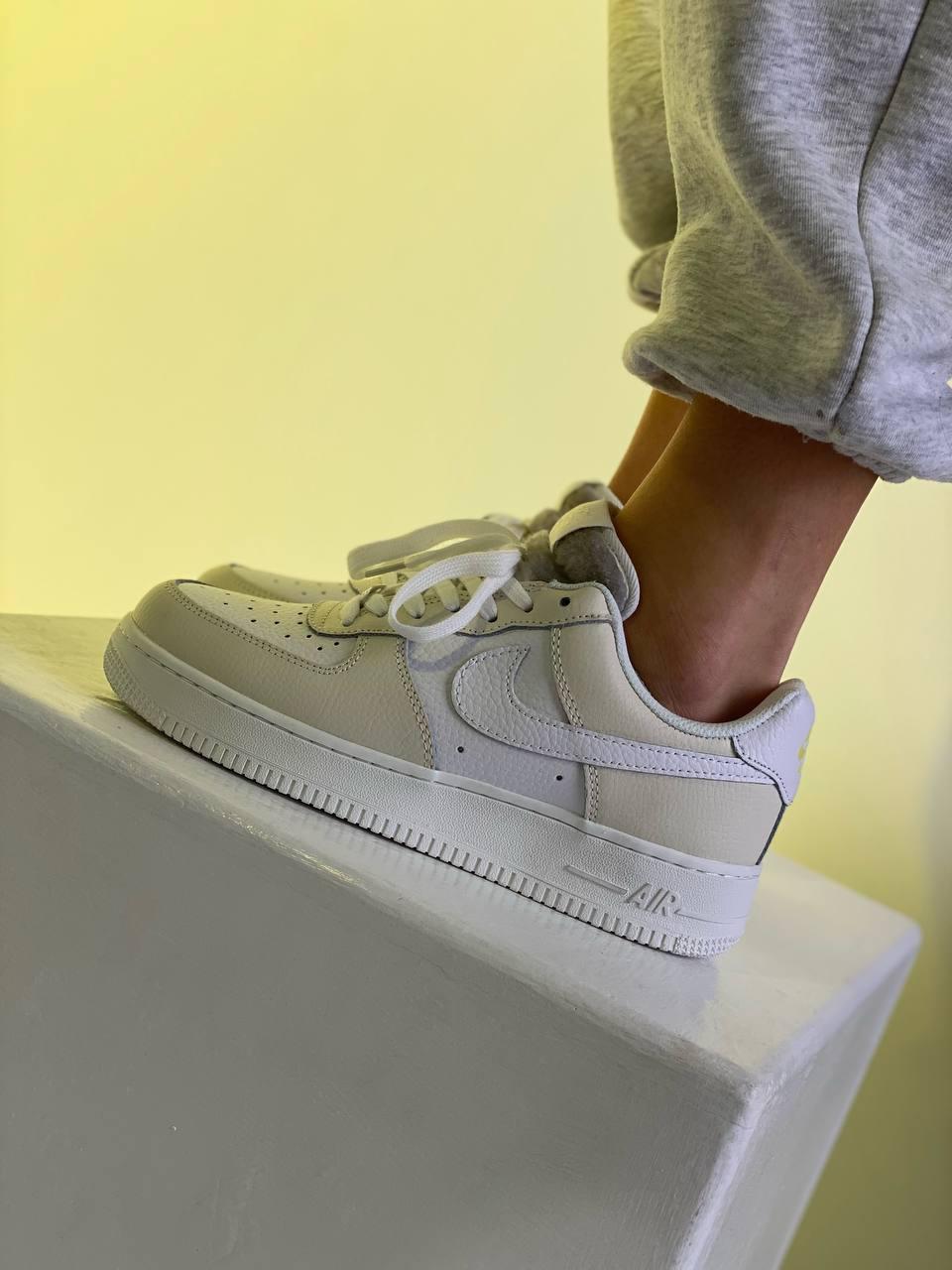 Nike Air Force 1 White Beige 2