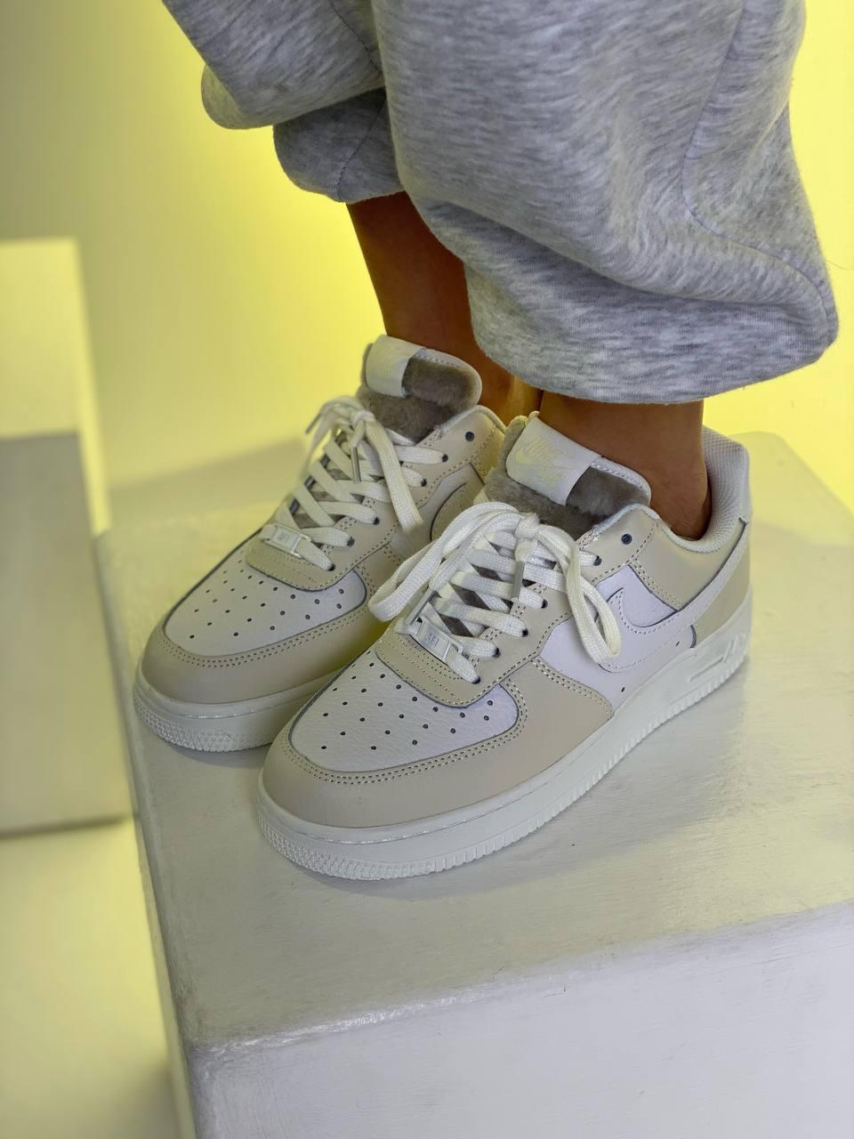 Nike Air Force 1 White Beige 2