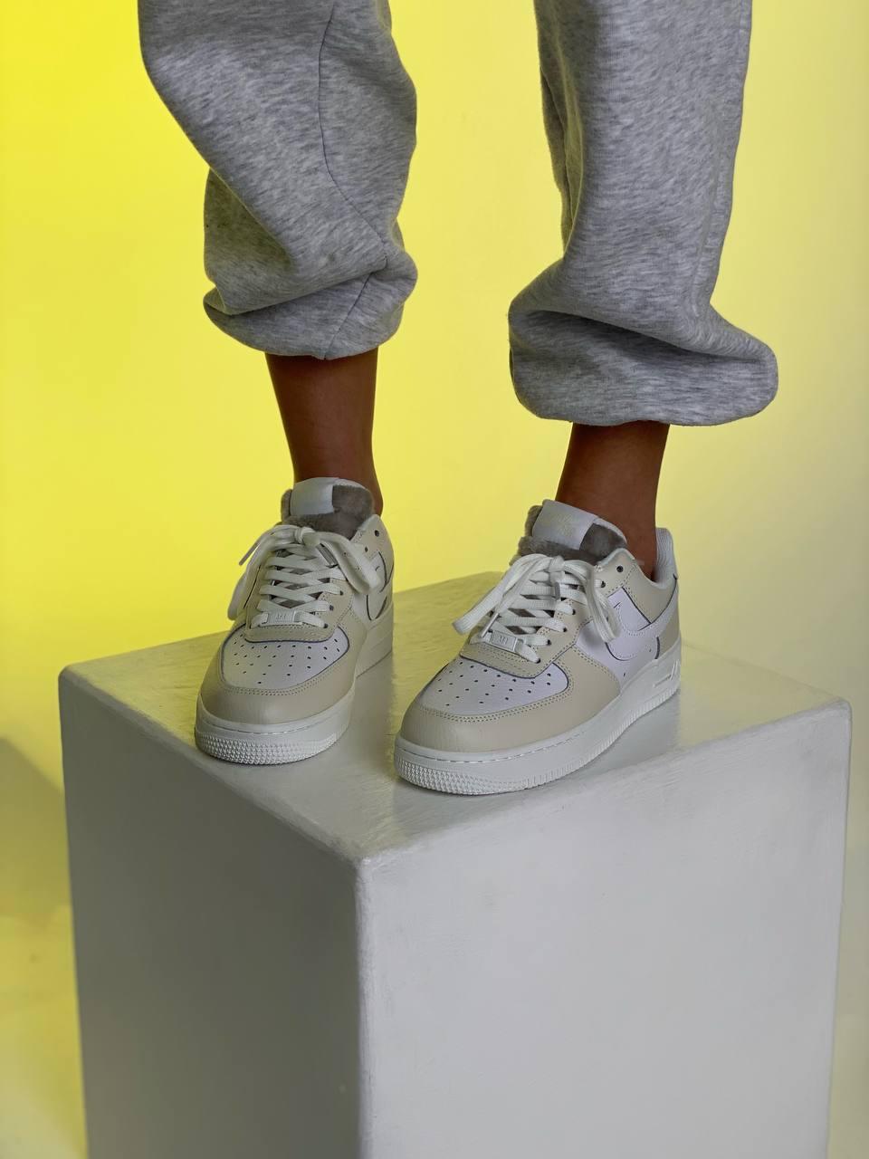 Nike Air Force 1 White Beige 2