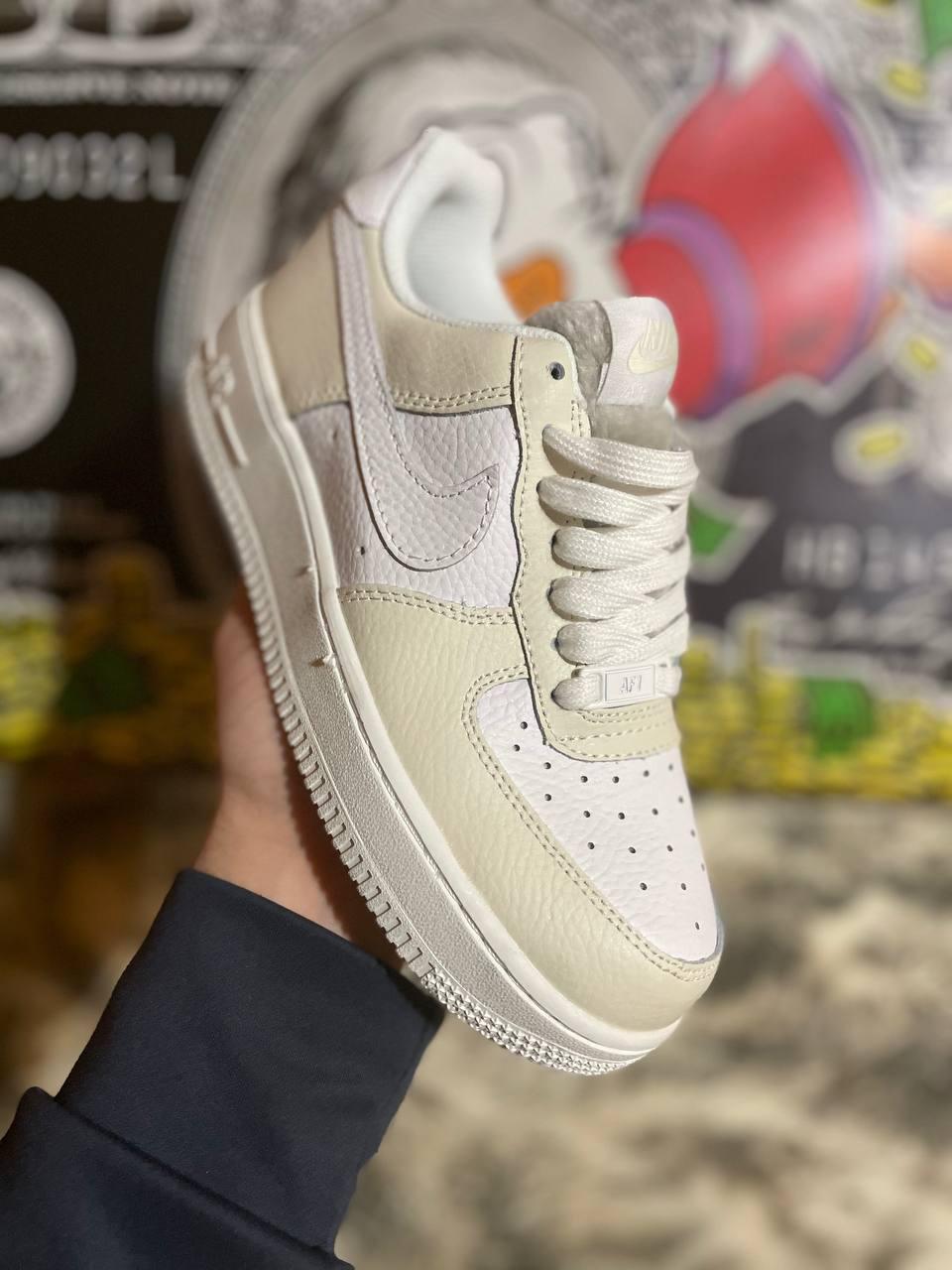 Nike Air Force 1 White Beige 2