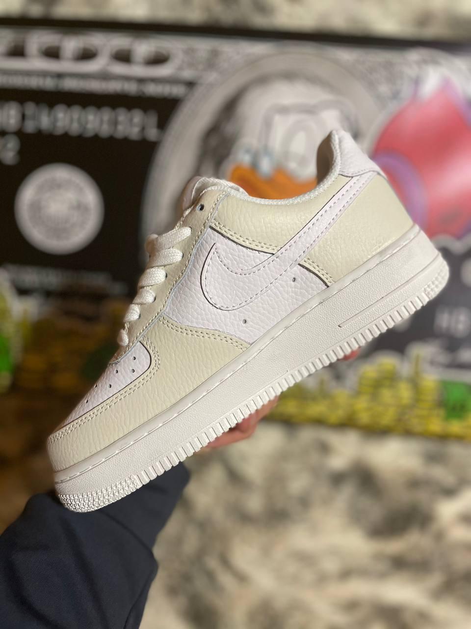 Nike Air Force 1 White Beige 2