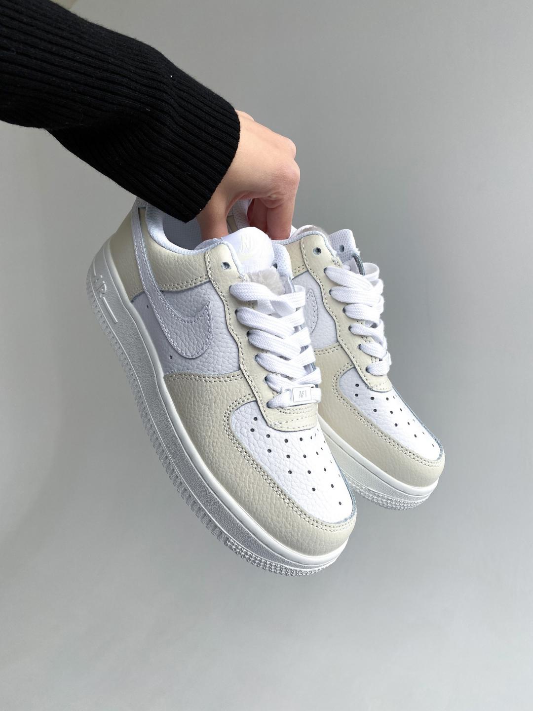 Nike Air Force 1 White Beige 2