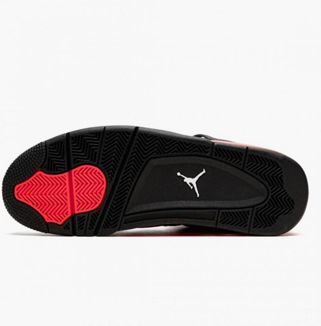Nike Air Jordan 4 Black Red v2