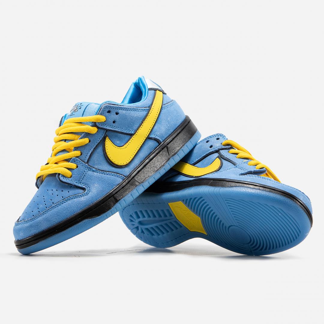 Nike SB Dunk Low x Powerpuff Girls Blue Yellow