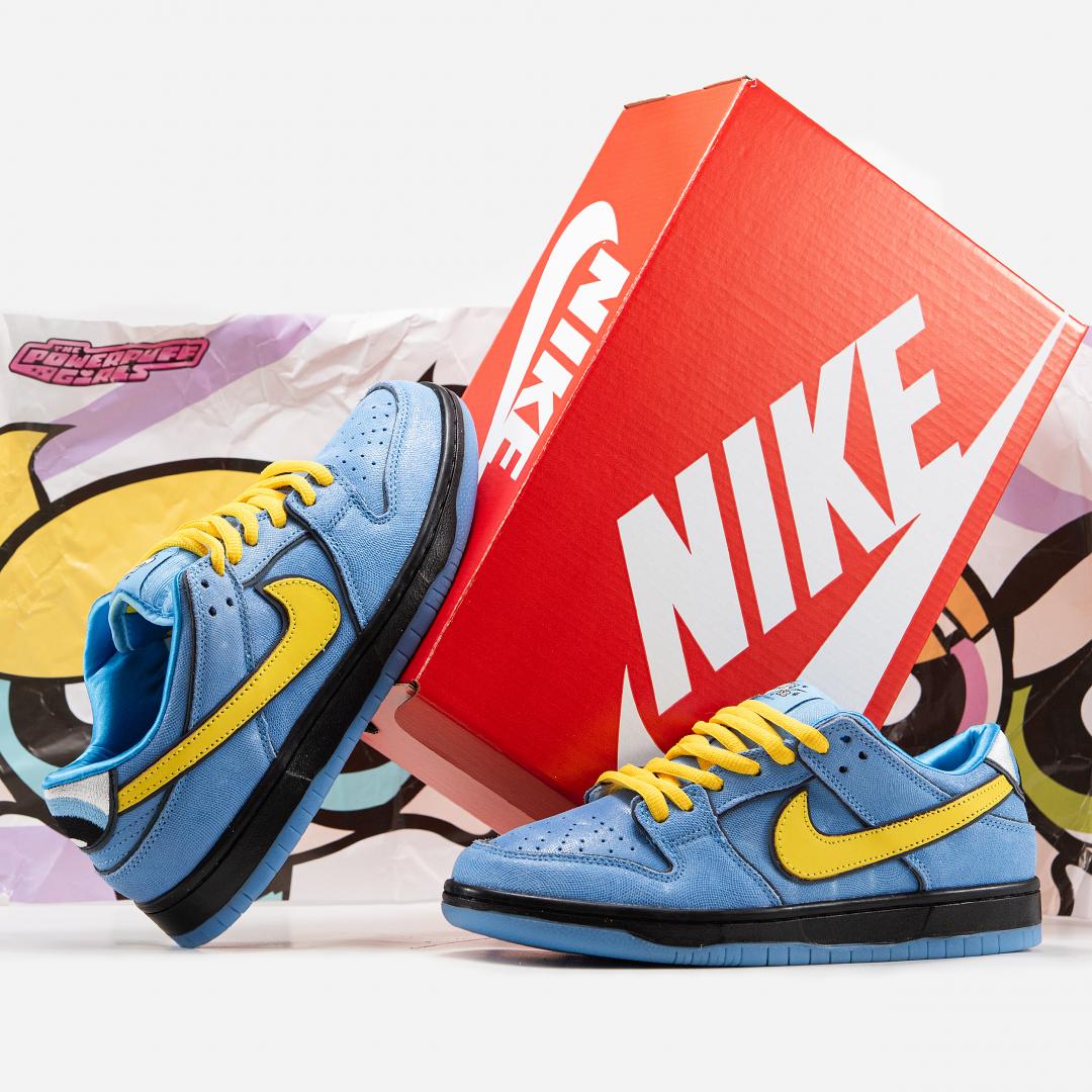 Nike SB Dunk Low x Powerpuff Girls Blue Yellow