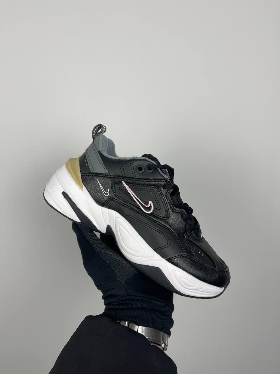 Nike M2K Tekno Black Pink Logo AO3108-011