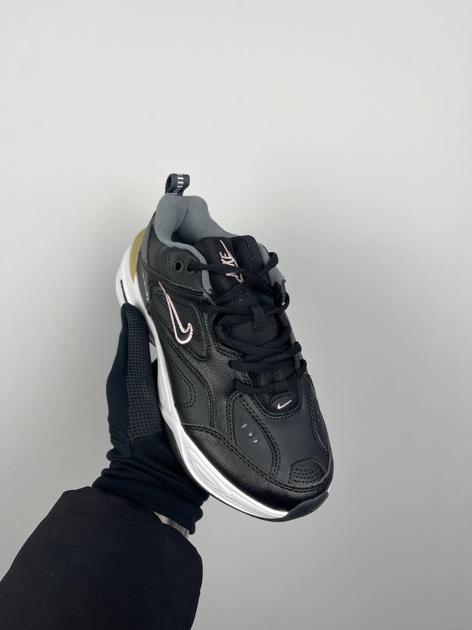Nike M2K Tekno Black Pink Logo AO3108-011