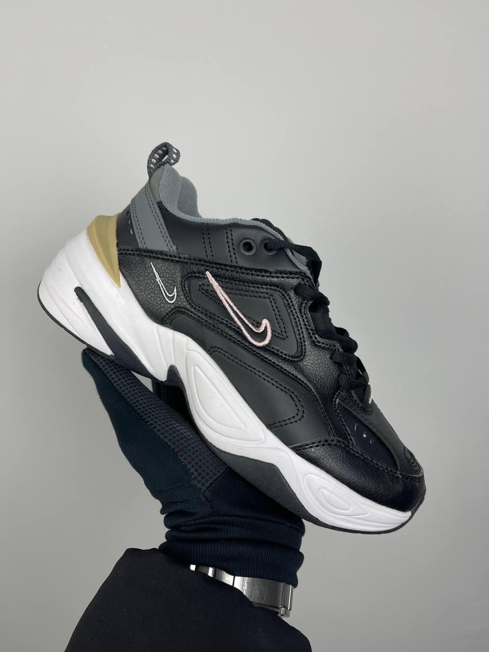 Nike M2K Tekno Black Pink Logo AO3108-011