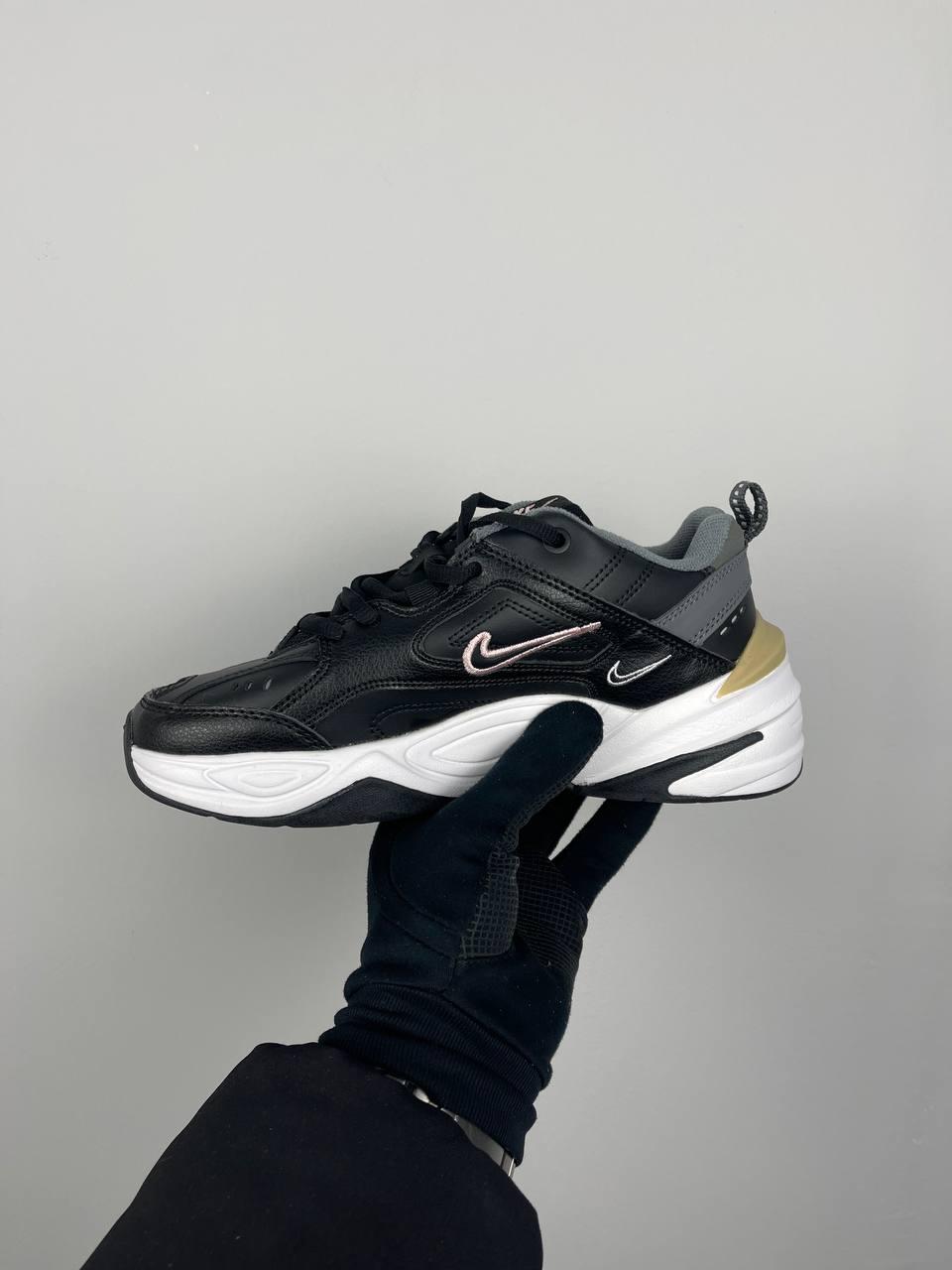 Nike M2K Tekno Black Pink Logo AO3108-011