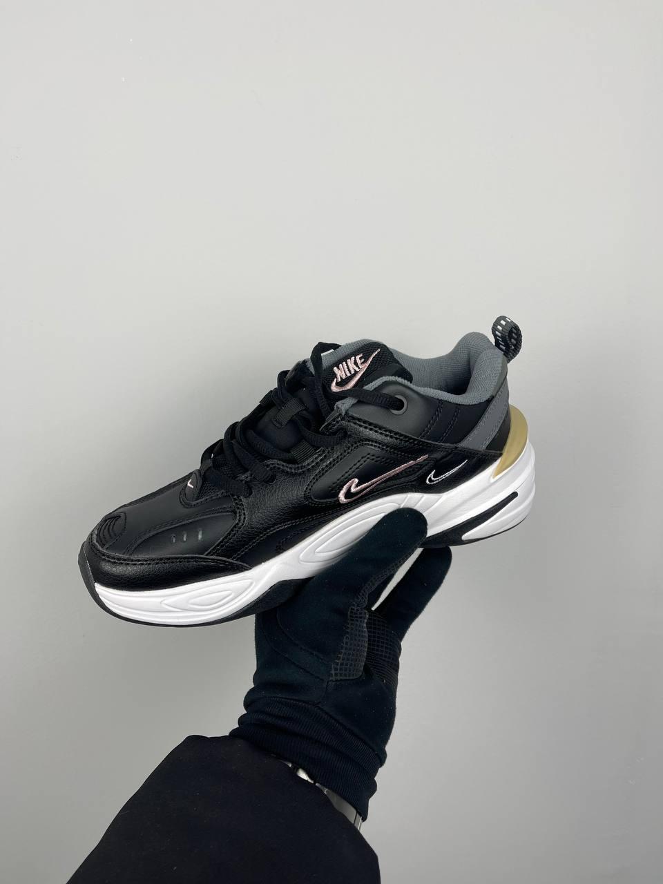 Nike M2K Tekno Black Pink Logo AO3108-011