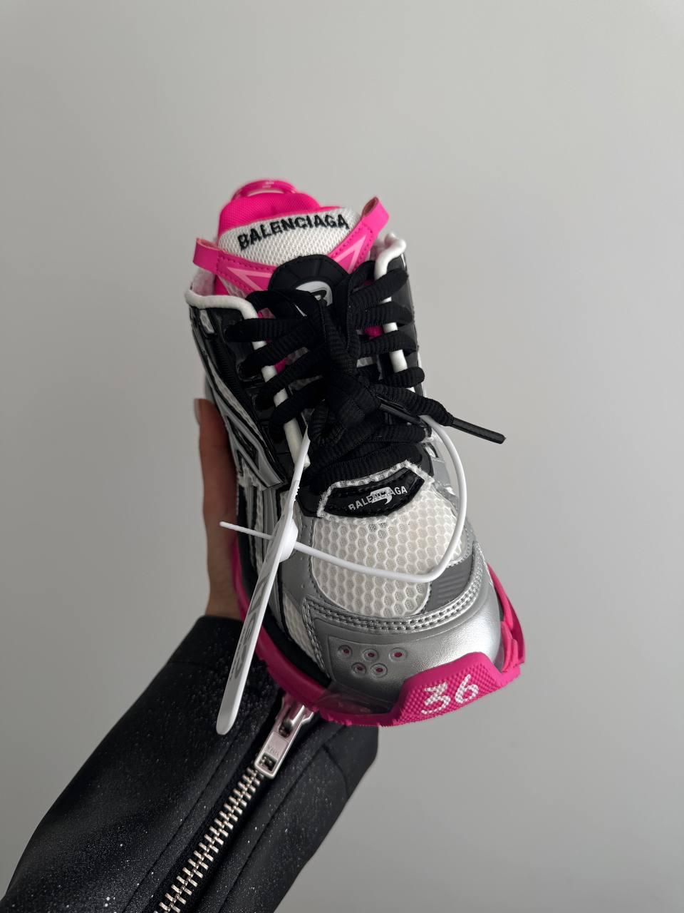 Balenciaga Runner Trainer Black Pink