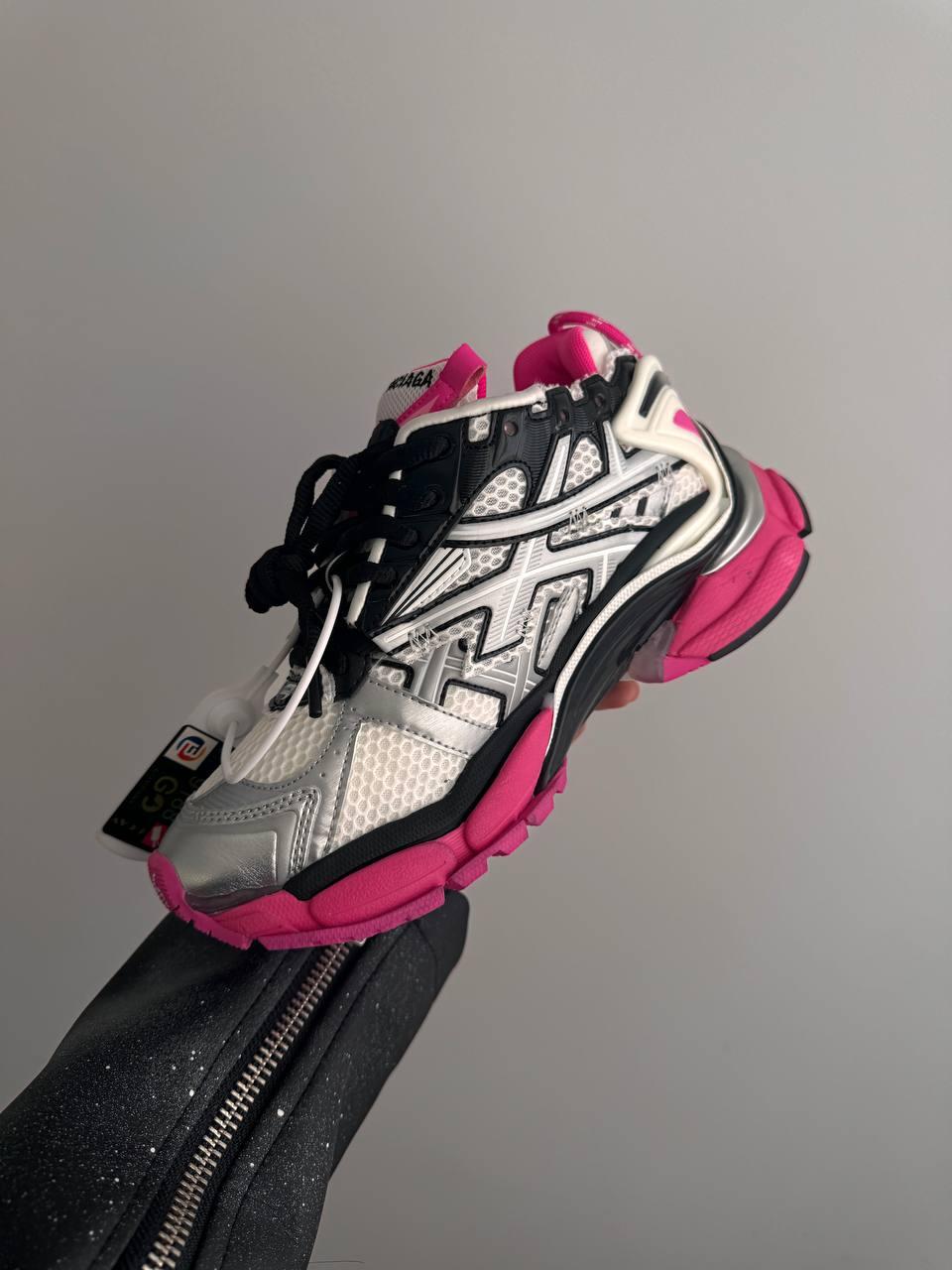 Balenciaga Runner Trainer Black Pink