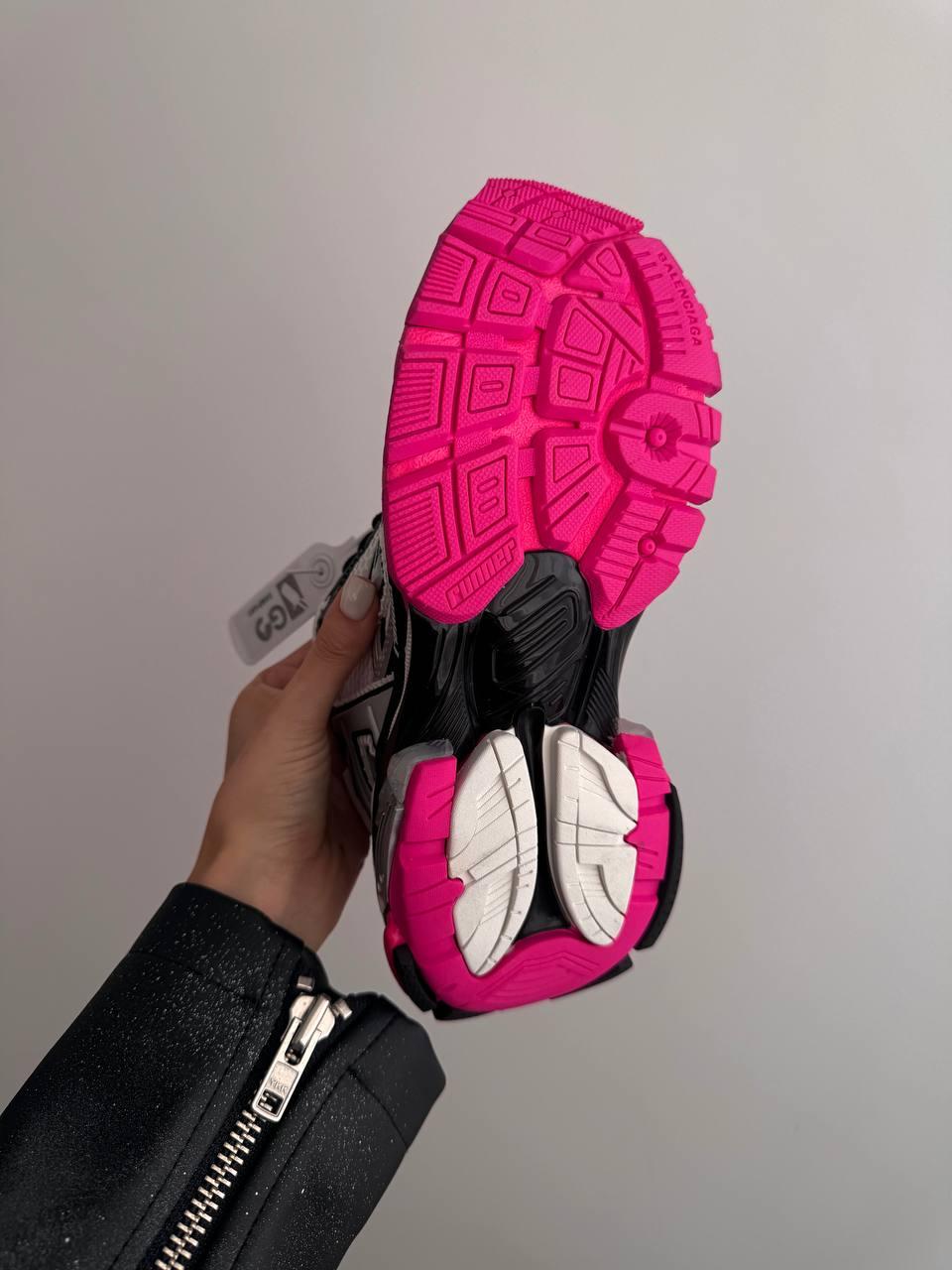 Balenciaga Runner Trainer Black Pink