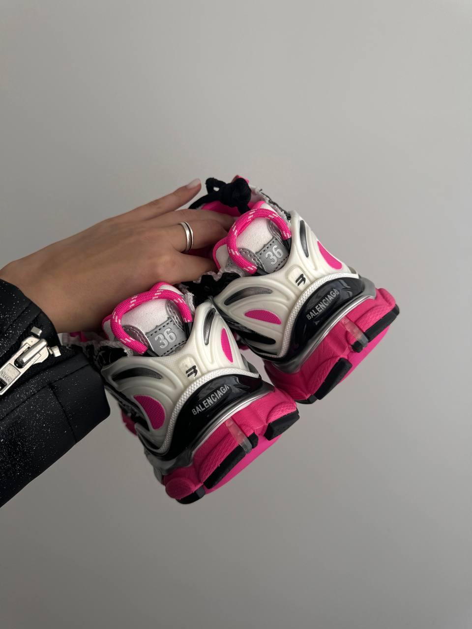 Balenciaga Runner Trainer Black Pink