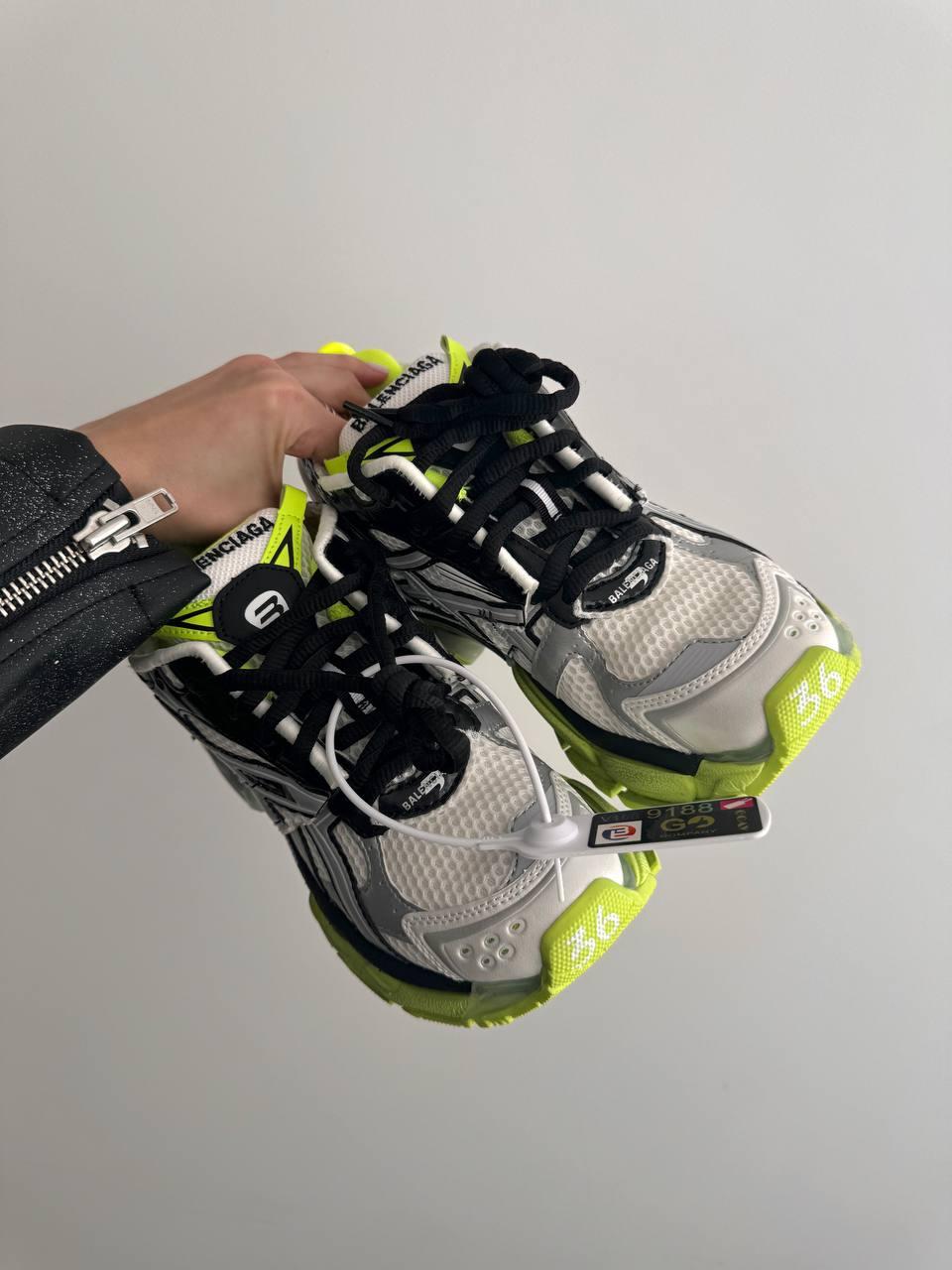 Balenciaga Runner Trainer Black Acid
