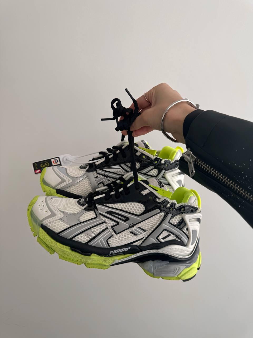 Balenciaga Runner Trainer Black Acid