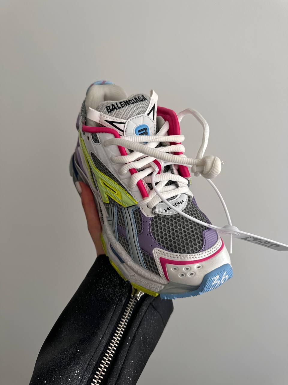 Balenciaga Runner Trainer Grey Green