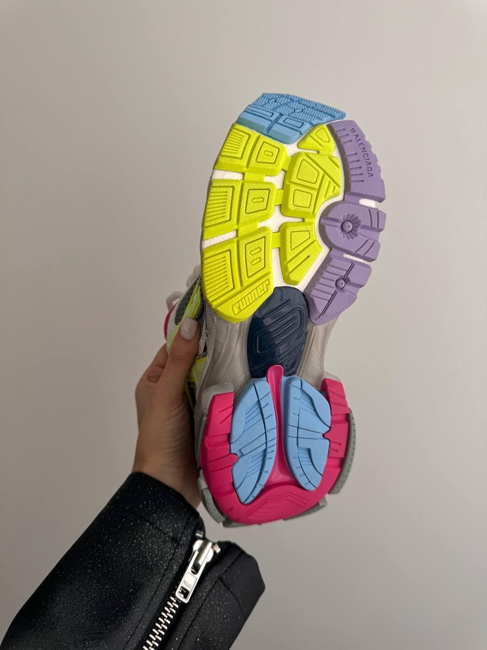 Balenciaga Runner Trainer Grey Green