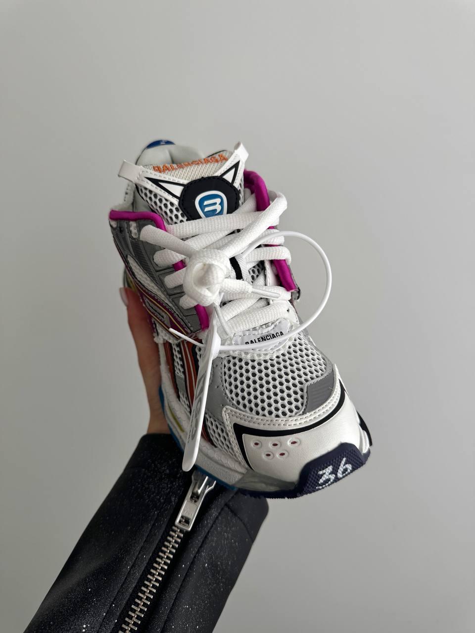 Balenciaga Runner Trainer White Brown