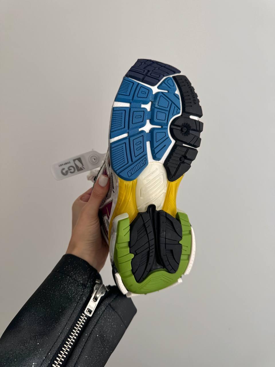 Balenciaga Runner Trainer White Brown
