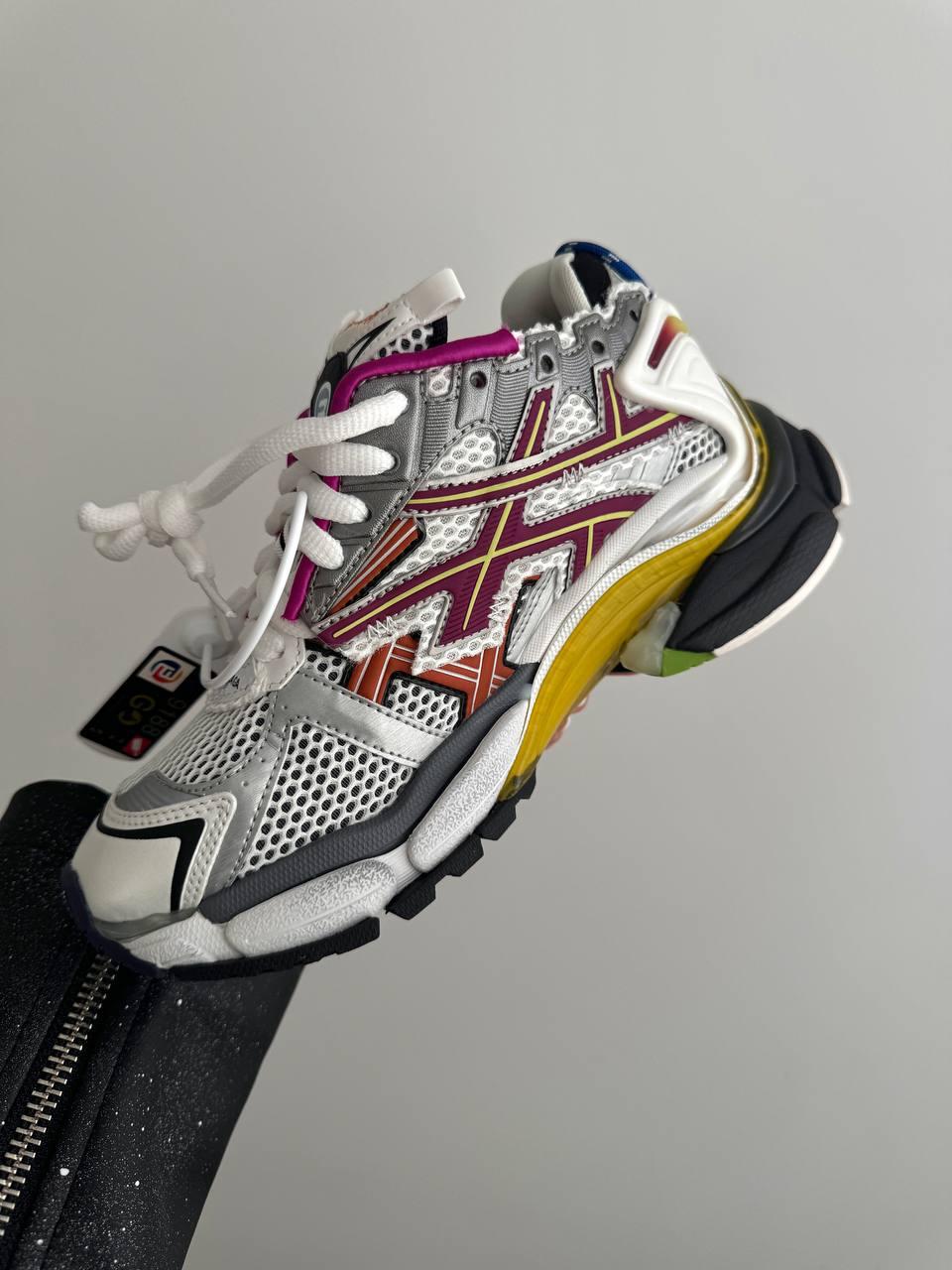 Balenciaga Runner Trainer White Brown