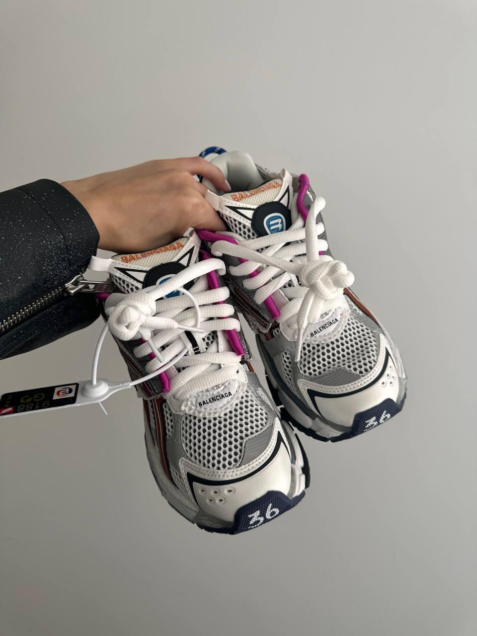 Balenciaga Runner Trainer White Brown