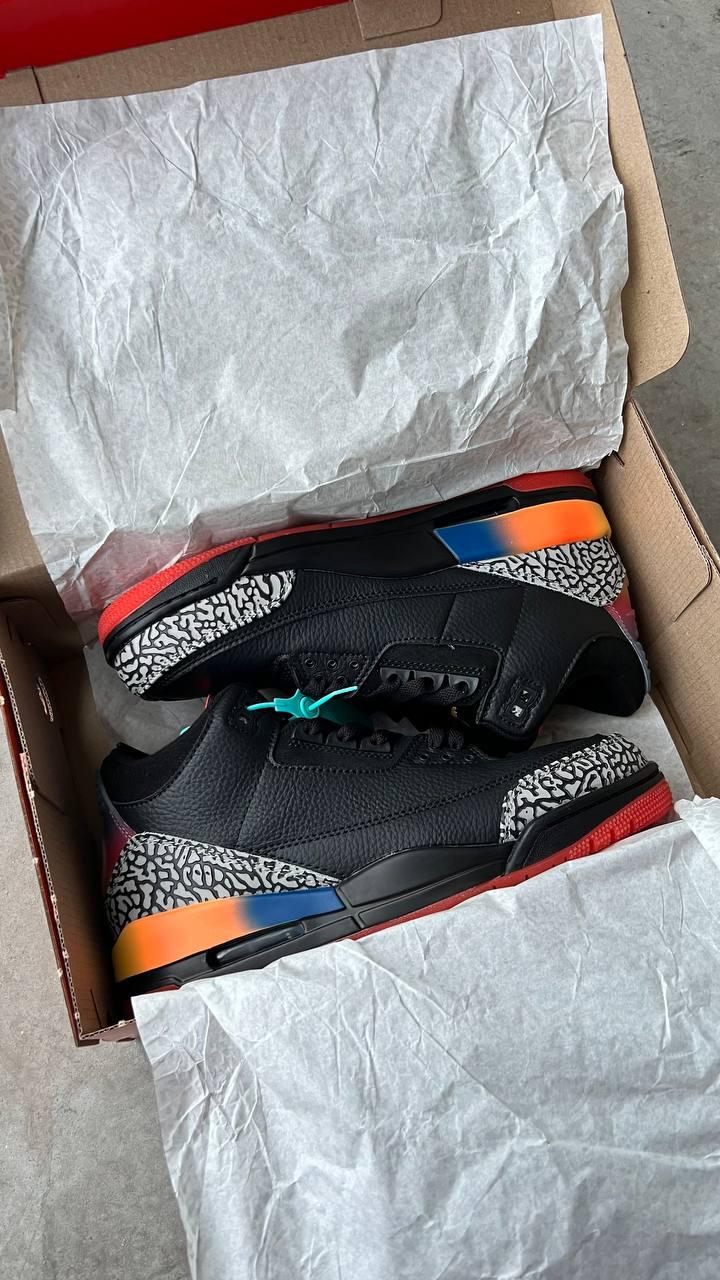Nike Air Jordan 3 Black Orange