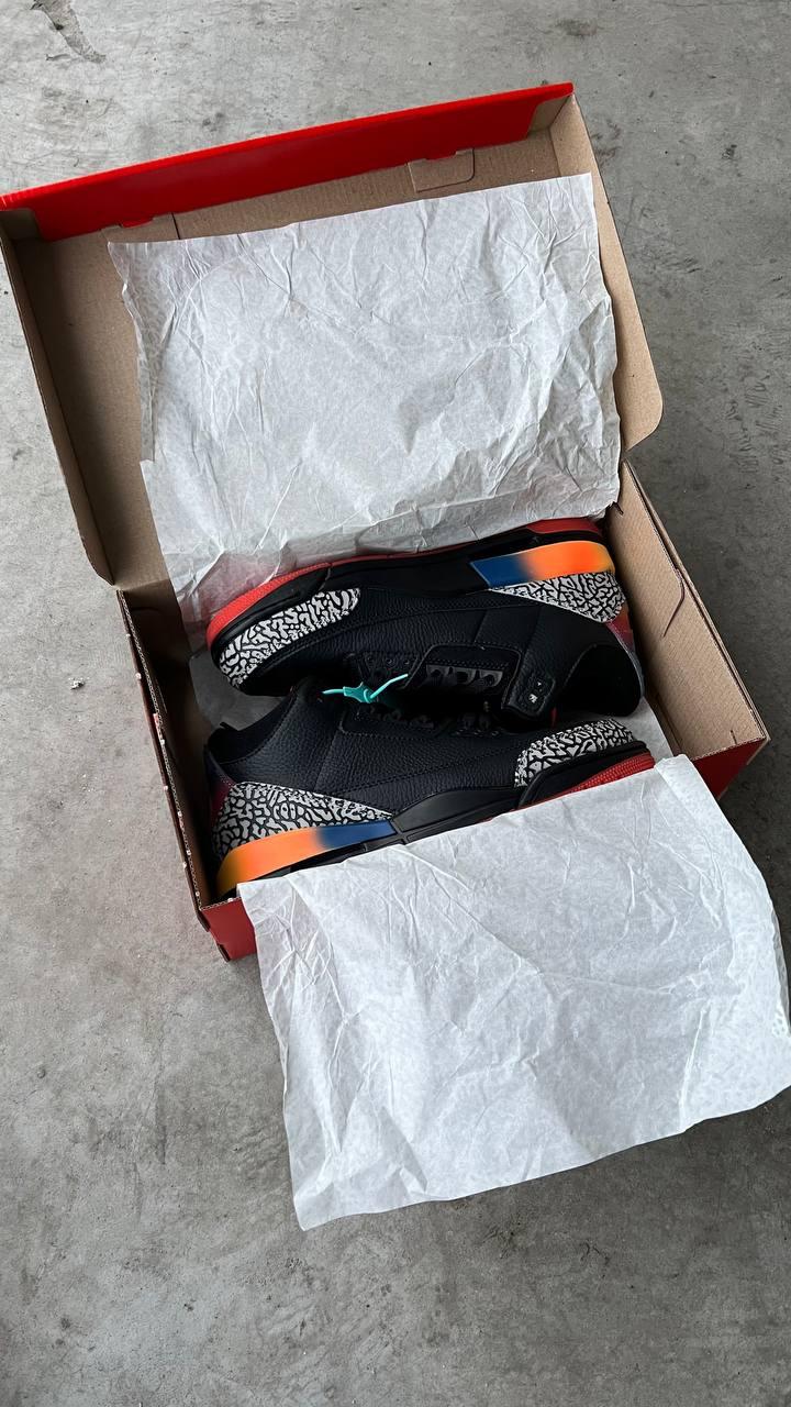 Nike Air Jordan 3 Black Orange