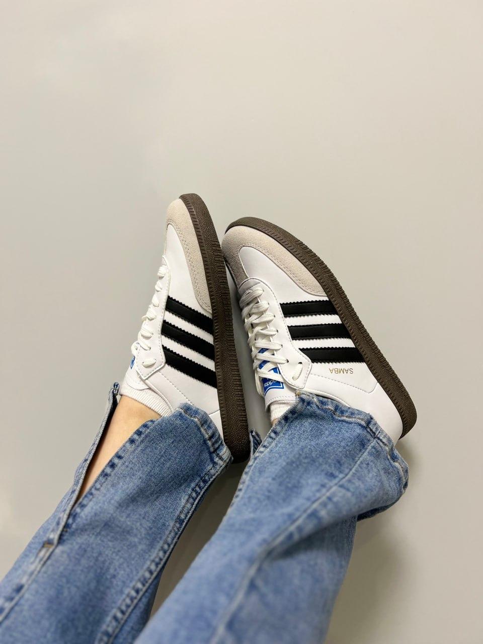 Adidas Samba Vegan Low White Black Tur